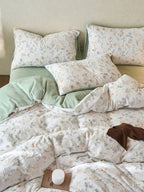 Sculpted Floral Plush Bedding Set original reference image 17
