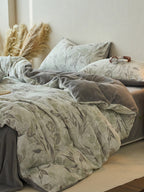 Sculpted Floral Plush Bedding Set original reference image 27