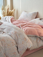 Sculpted Floral Plush Bedding Set original reference image 34