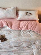Sculpted Floral Plush Bedding Set original reference image 35