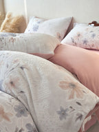 Sculpted Floral Plush Bedding Set original reference image 43