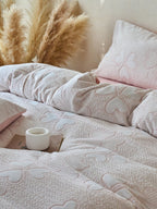 Sculpted Floral Plush Bedding Set original reference image 51