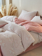 Sculpted Floral Plush Bedding Set original reference image 53
