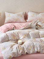 Sculpted Floral Plush Bedding Set original reference image 65