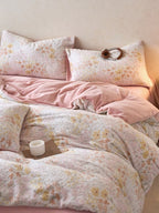 Sculpted Floral Plush Bedding Set original reference image 66