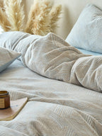 Sculpted Floral Plush Bedding Set original reference image 72
