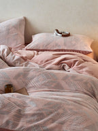 Sculpted Floral Plush Bedding Set original reference image 74