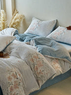 Sculpted Floral Plush Bedding Set original reference image 83