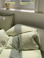 Shell Edge Seersucker Duvet Cover Set original reference image 1