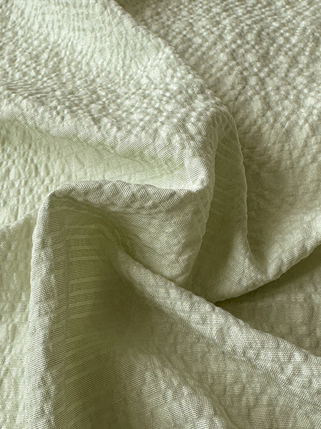 Shell Edge Seersucker Duvet Cover Set original reference image 4