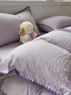 Shell Edge Seersucker Duvet Cover Set original reference image 33