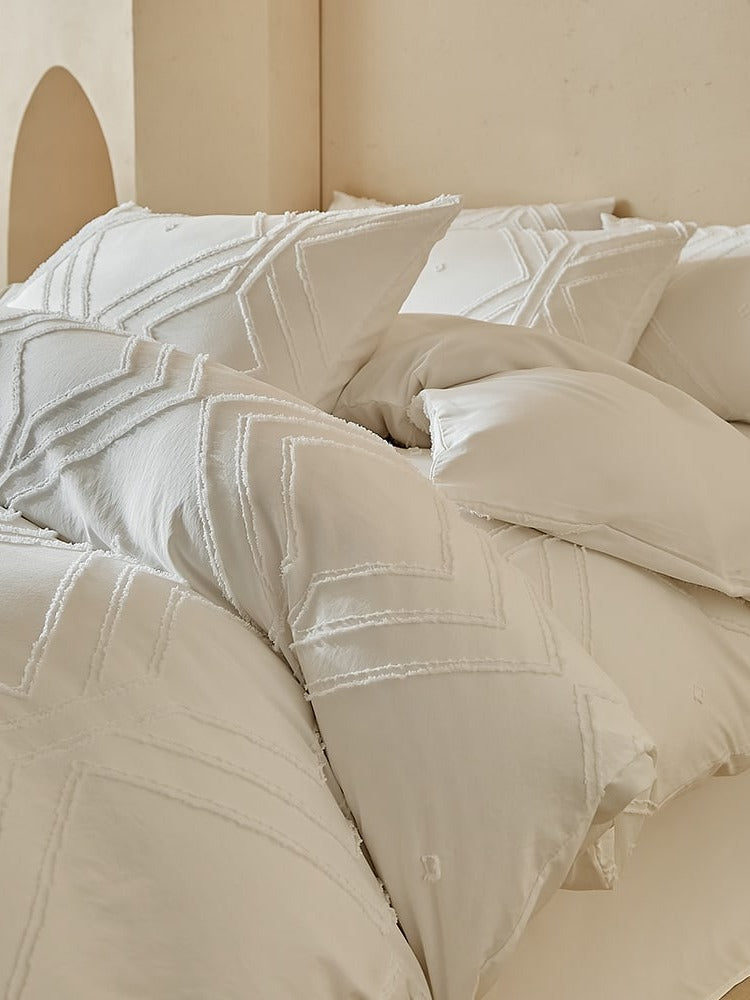 Squareweave Clip-Jacquard Bedding Set original reference image 19