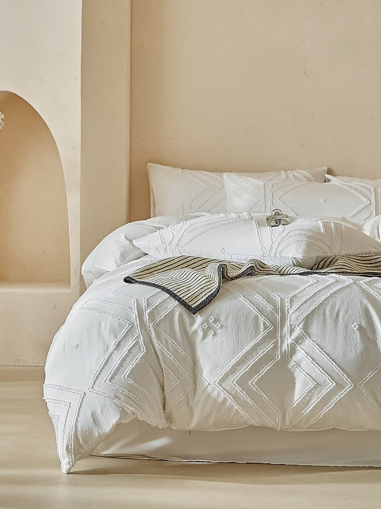 Squareweave Clip-Jacquard Bedding Set original reference image 20