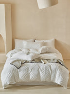 Squareweave Clip-Jacquard Bedding Set original reference image 21