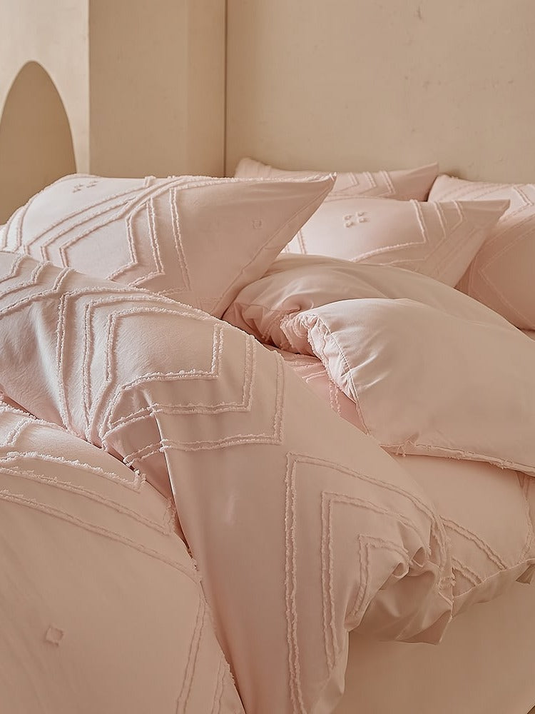 Squareweave Clip-Jacquard Bedding Set original reference image 25