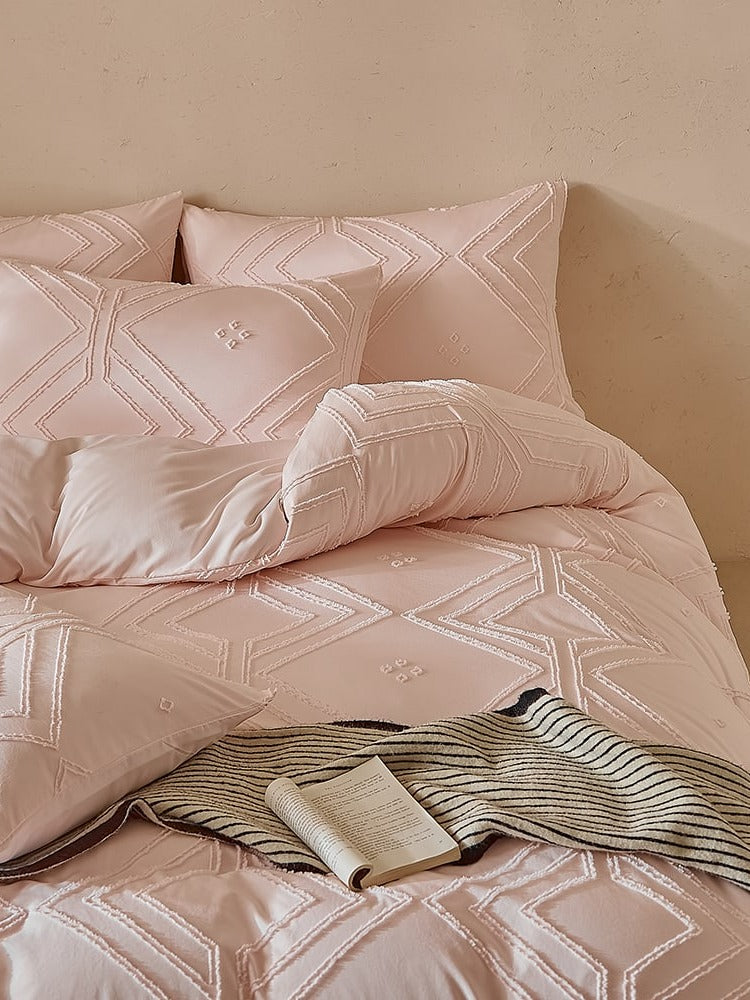 Squareweave Clip-Jacquard Bedding Set original reference image 27