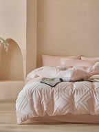 Squareweave Clip-Jacquard Bedding Set original reference image 28