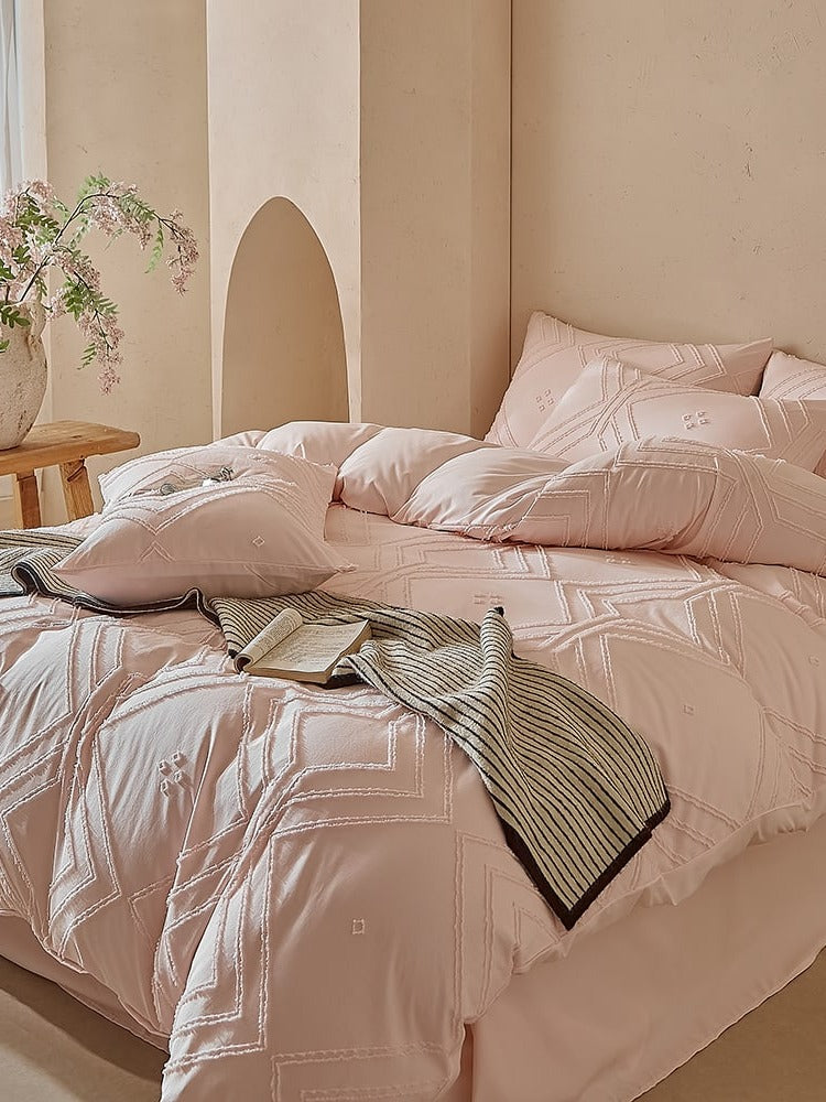 Squareweave Clip-Jacquard Bedding Set original reference image 29