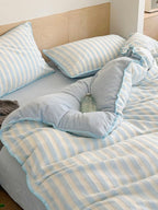 Studio Stripe Plush Bedding Set original reference image 22