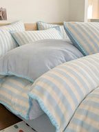 Studio Stripe Plush Bedding Set original reference image 24