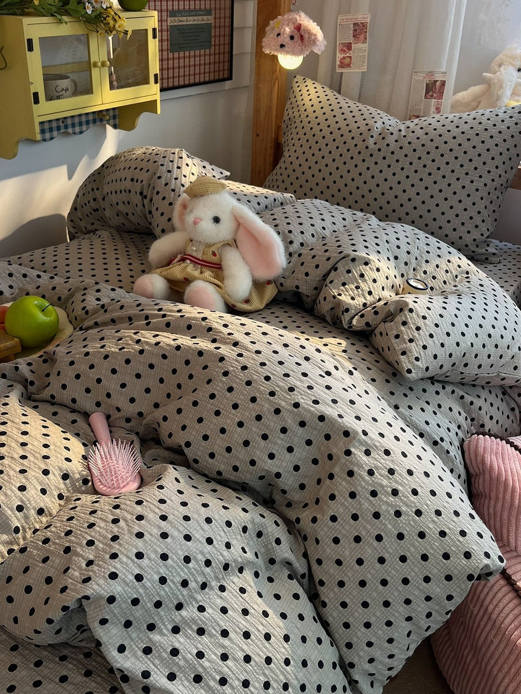 Tiny Dot Seersucker Bedding Set original reference image 7