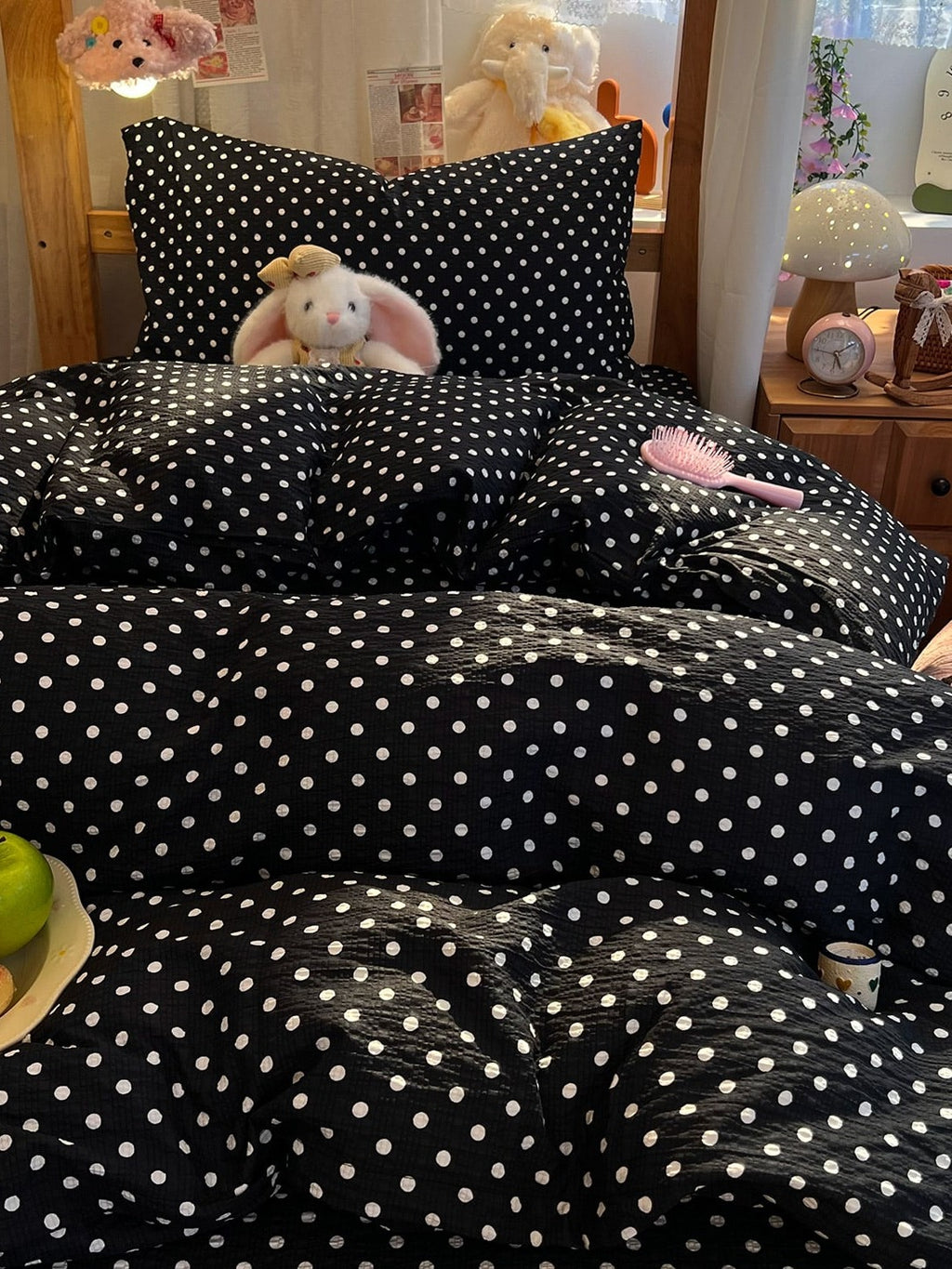 Tiny Dot Seersucker Bedding Set original reference image 14
