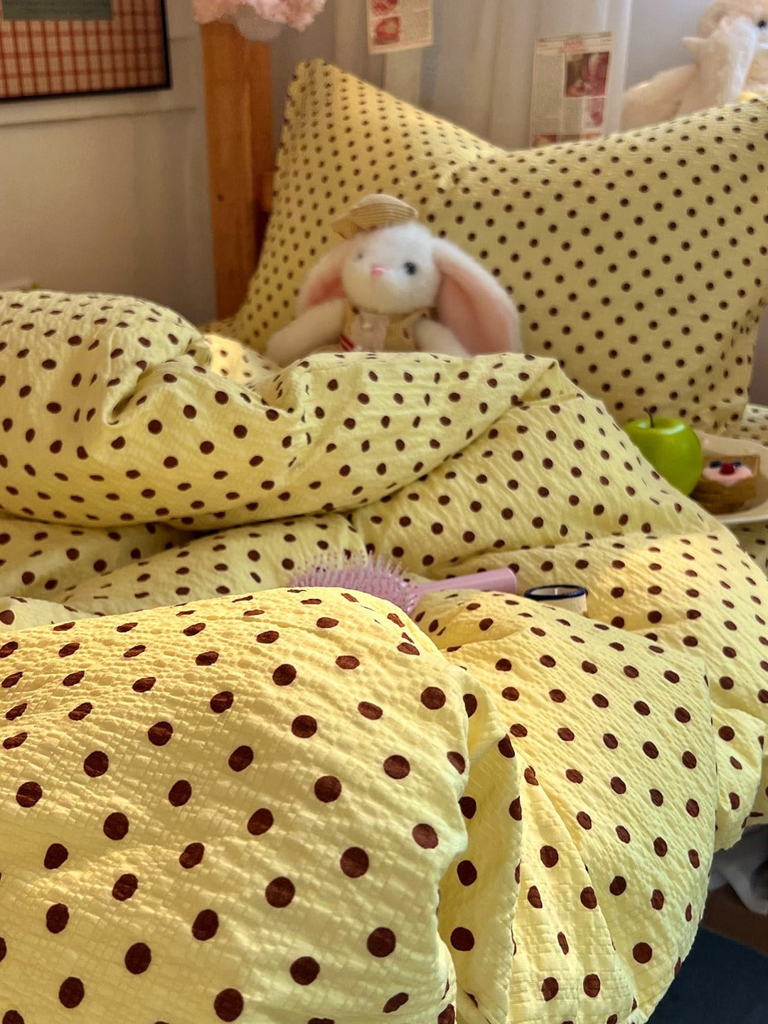 Tiny Dot Seersucker Bedding Set original reference image 25