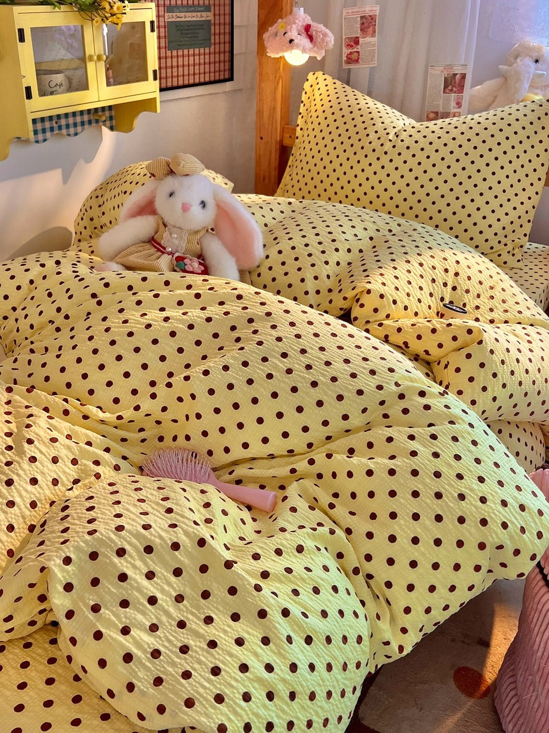 Tiny Dot Seersucker Bedding Set original reference image 26