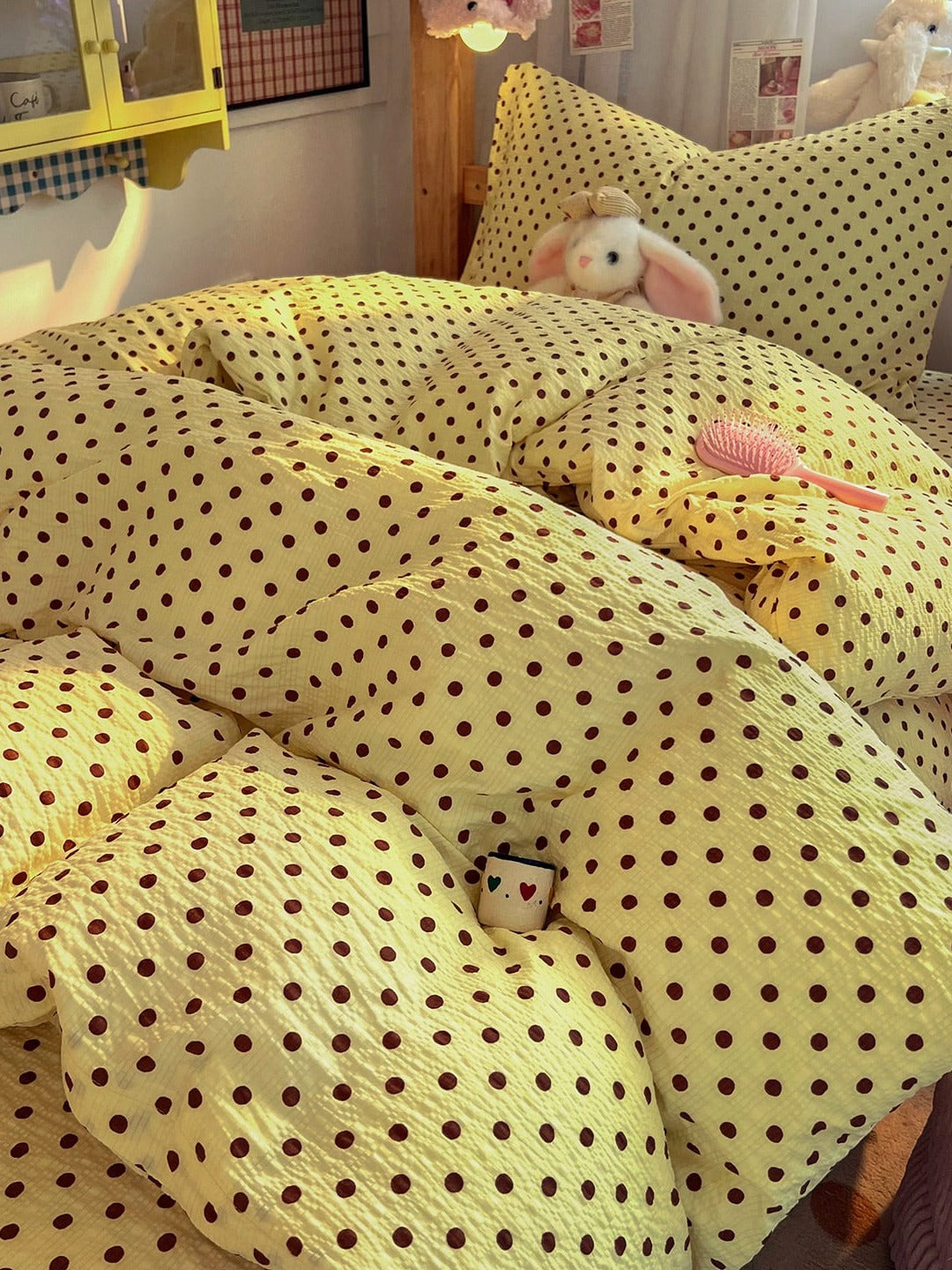 Tiny Dot Seersucker Bedding Set original reference image 30