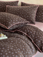 Whimsy Printed Plush Bedding Set original reference image 14