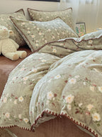 Whimsy Printed Plush Bedding Set original reference image 45