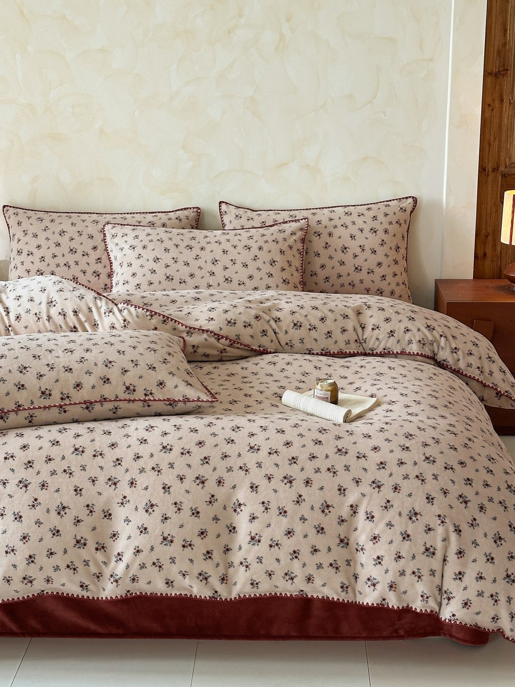 Whimsy Printed Plush Duvet Cover Set original reference image 7