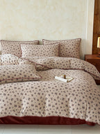 Whimsy Printed Plush Duvet Cover Set original reference image 7