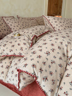 Whimsy Printed Plush Duvet Cover Set original reference image 12