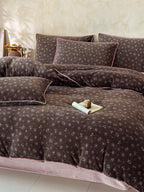 Whimsy Printed Plush Duvet Cover Set original reference image 13
