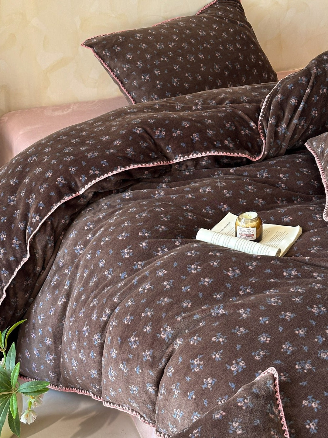Whimsy Printed Plush Duvet Cover Set original reference image 15