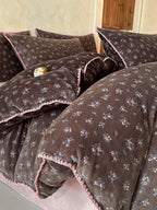 Whimsy Printed Plush Duvet Cover Set original reference image 18