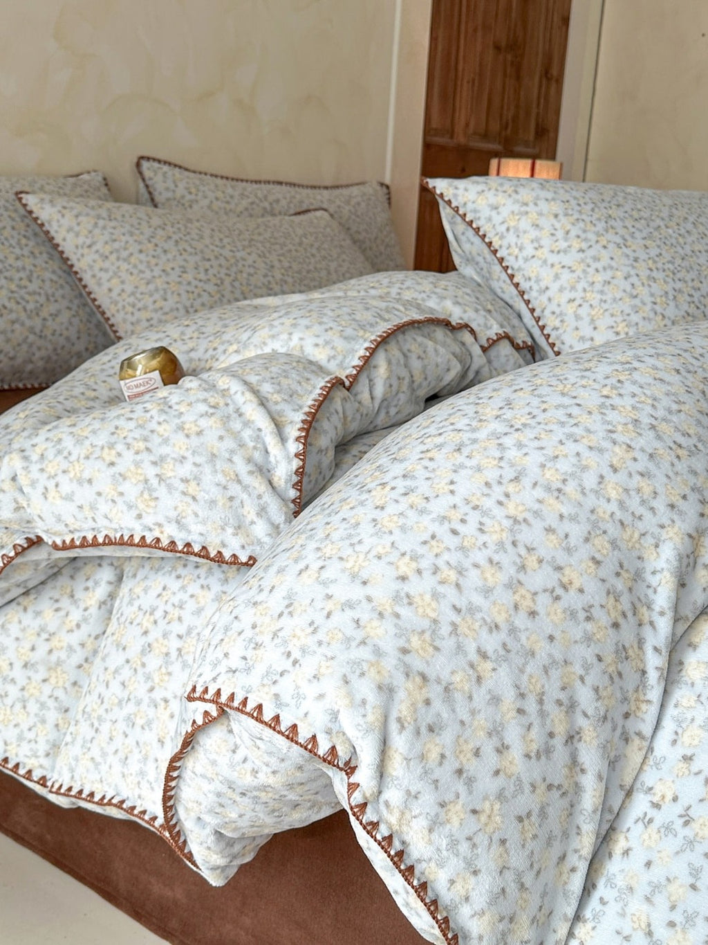 Whimsy Printed Plush Duvet Cover Set original reference image 24