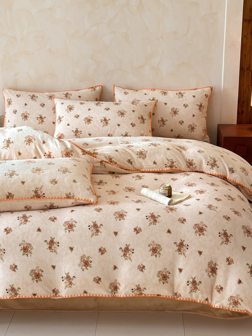 Whimsy Printed Plush Duvet Cover Set original reference image 25