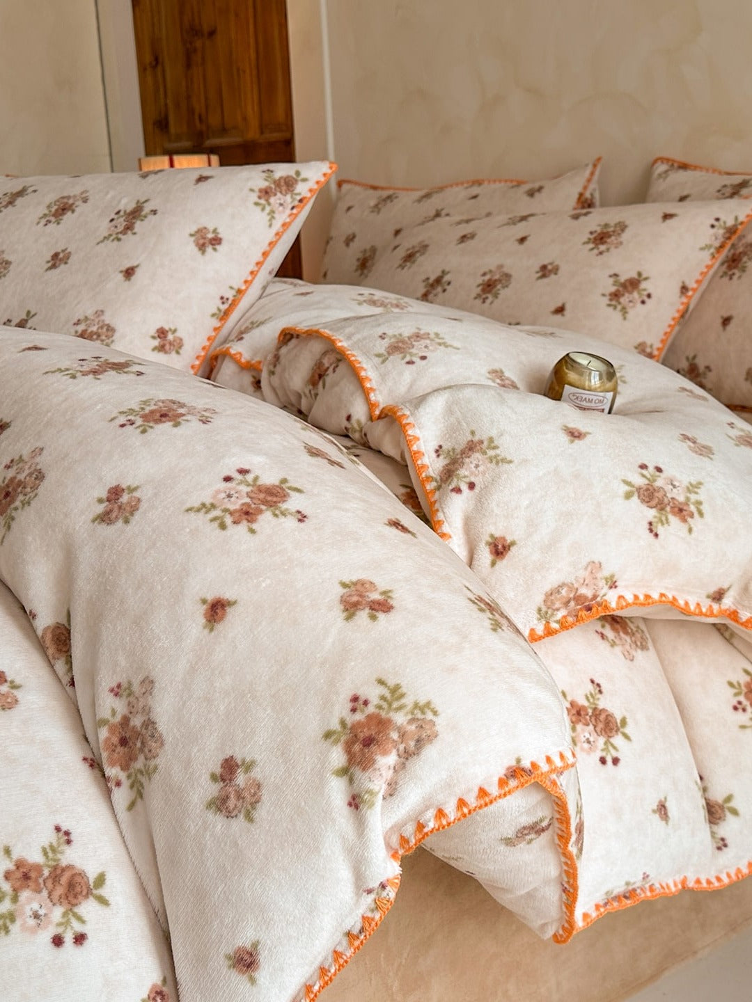 Whimsy Printed Plush Duvet Cover Set original reference image 30