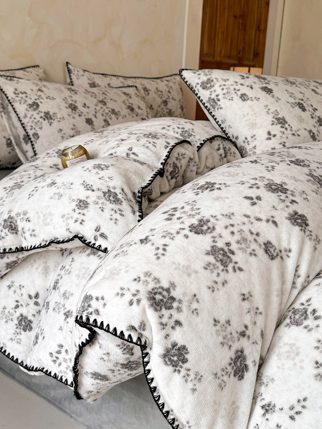 Whimsy Printed Plush Duvet Cover Set original reference image 42