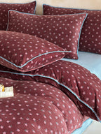 Whimsy Printed Plush Duvet Cover Set original reference image 50