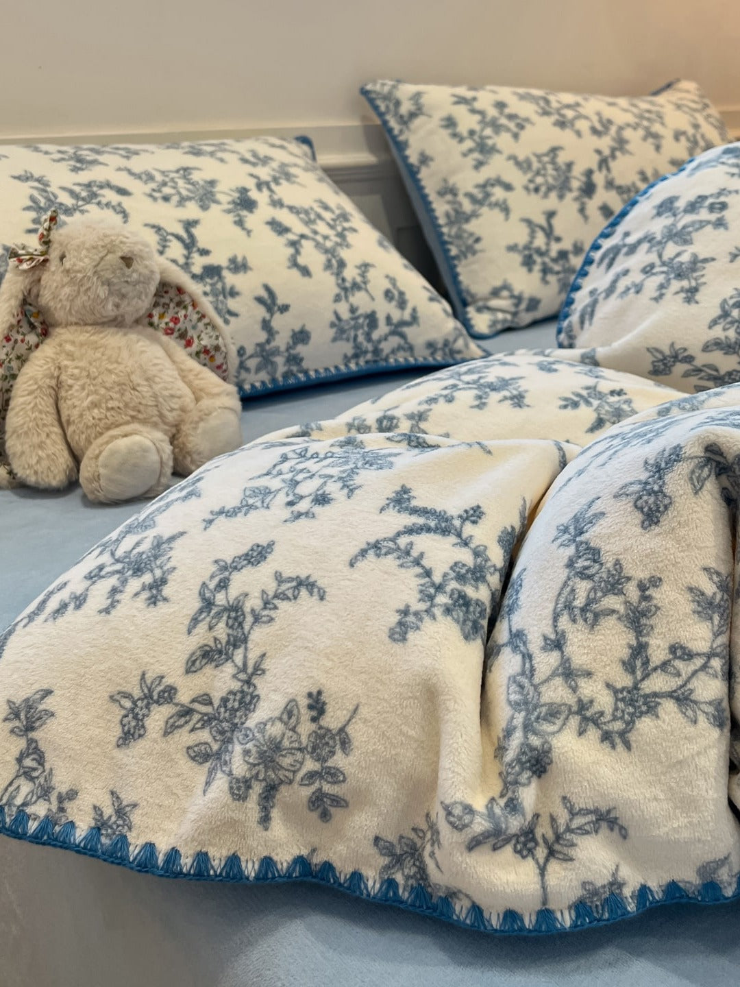 Whimsy Printed Plush Duvet Cover Set original reference image 56