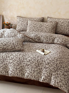 Whimsy Printed Plush Duvet Cover Set original reference image 61