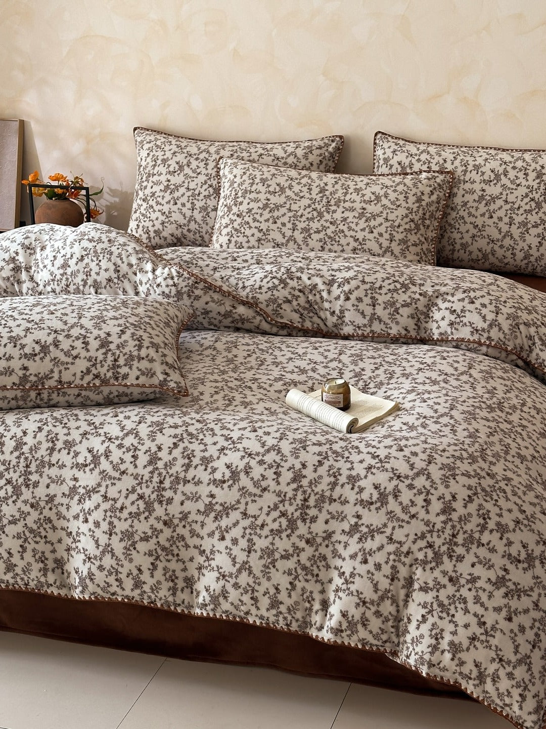 Whimsy Printed Plush Duvet Cover Set original reference image 61