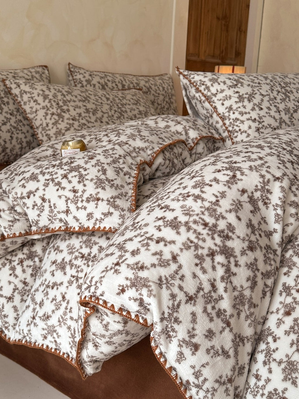 Whimsy Printed Plush Duvet Cover Set original reference image 66